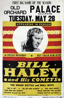 bill haley concert kjposter